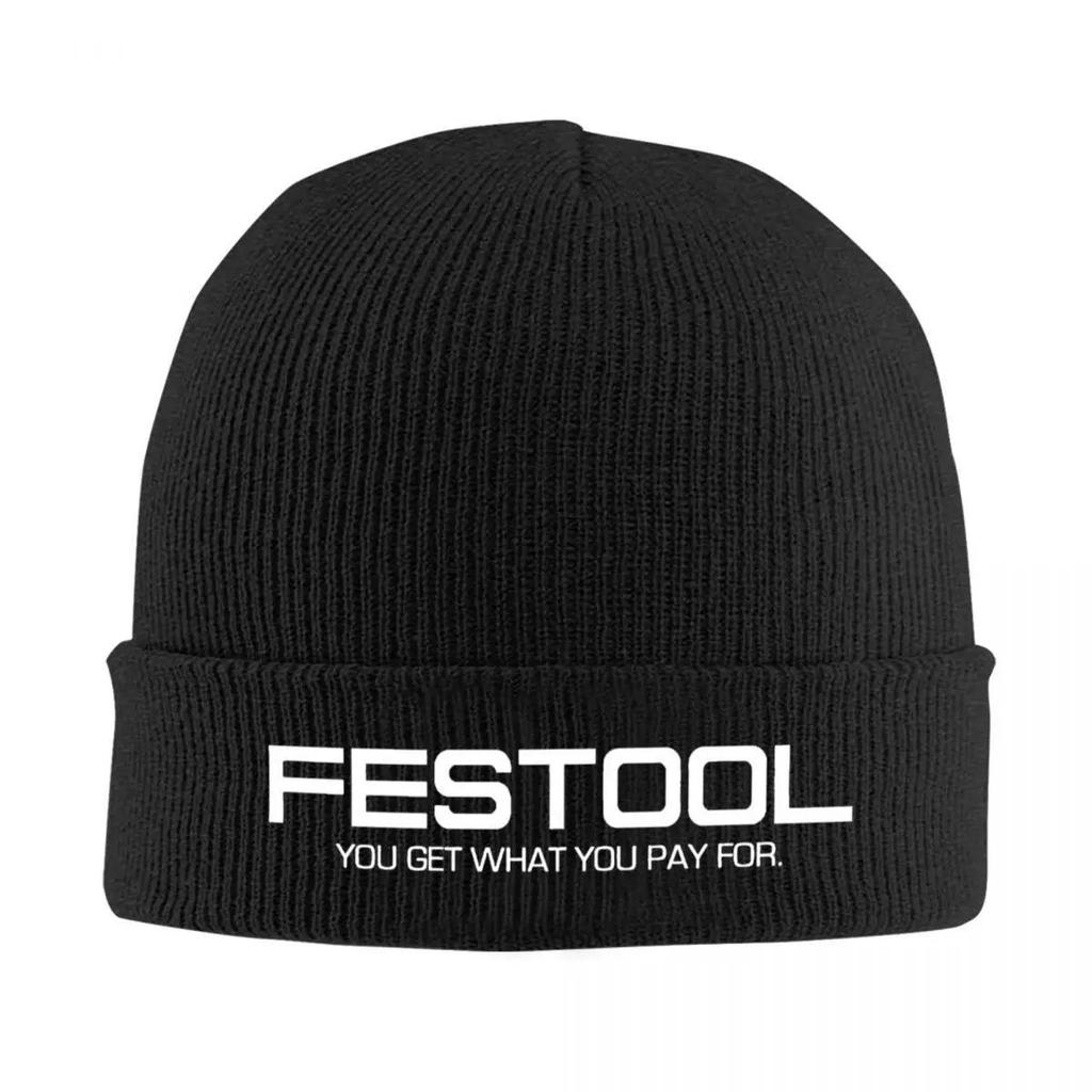 Festools Power Tool Knitted Hat Beanies Autumn Winter Hats Warm Acrylic Street Caps Men Women