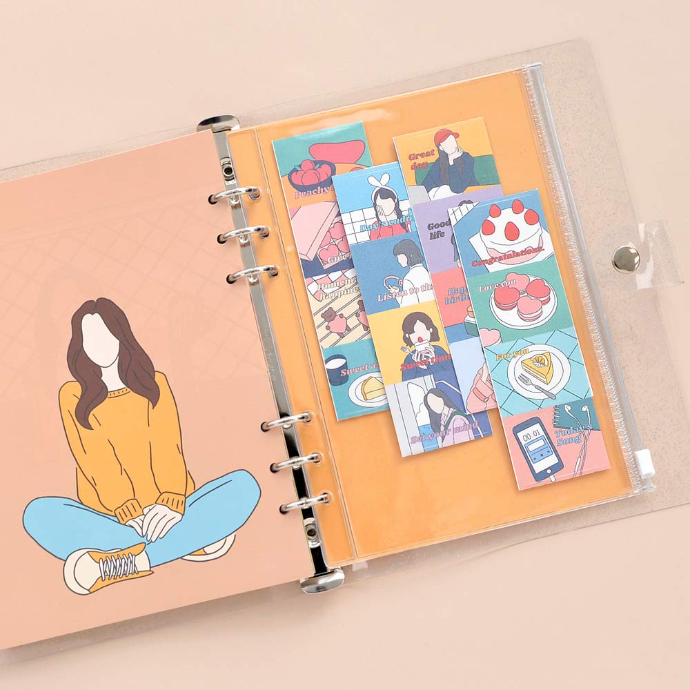 Monolike A5 Fall in Newtro Diary Set, Time to be Happy - Yearly Plan, Monthly Plan, Weekly Plan, Scheduler