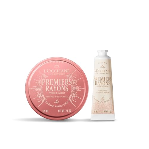 L'OCCITANE Premiere Rayon Body & Hand (Body Cream & Hand Cream) Gift Set, Birthday Gift, Popular Gift for Men and Women, Holiday Gift Set