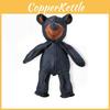 Canvas Bear Dog Chew Toy With Sound Durable Pet Biting Toy For Small Dogs