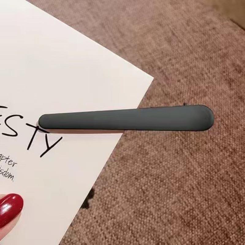 2PCS Ins Wind Hair Clip Frosted Duck Beak Clip Edge Clip Bangs Clip Simple Women's Seamless Hair Clip Korean Hair Accessories Clip