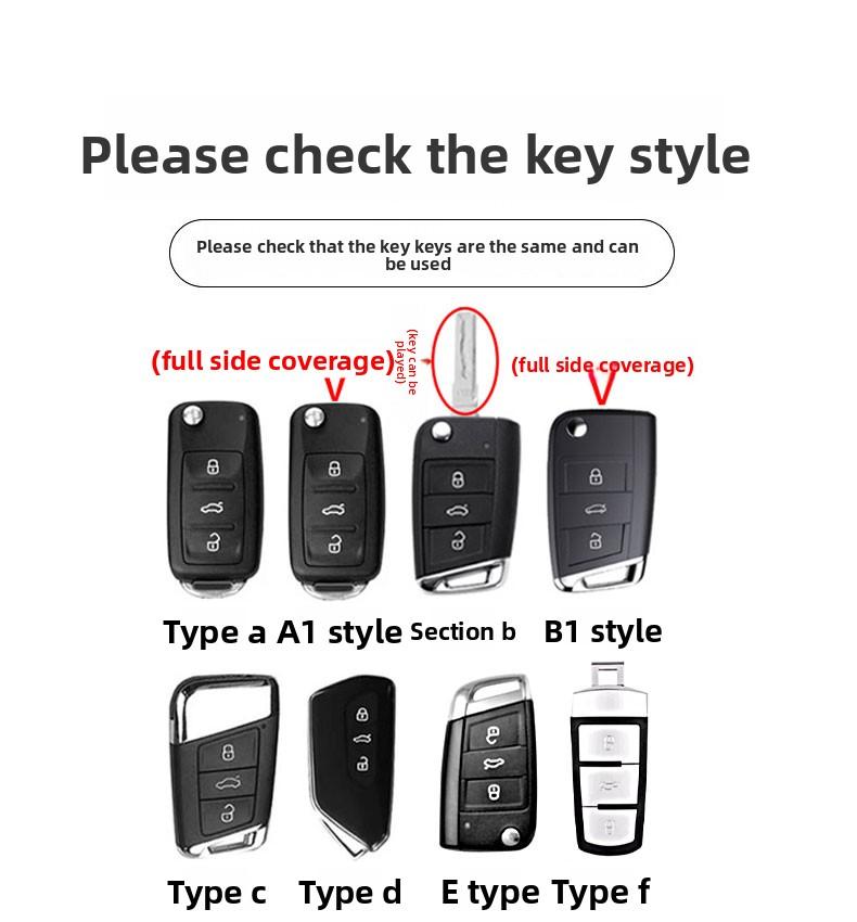 Voor VOLKSWAGEN VW Stijl Auto Sleutelhoes Cover Voor VW Volkswagen Polo Tiguan Passat B5 B6 B7 Golf 4 5 6 MK6 Jetta Lavida