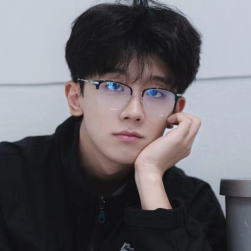 Business Anti Blue Light Myopia Glasses Women Men Retro Half Frame HD Near Sight Eyeglasses Computer Radiation Eye Protection