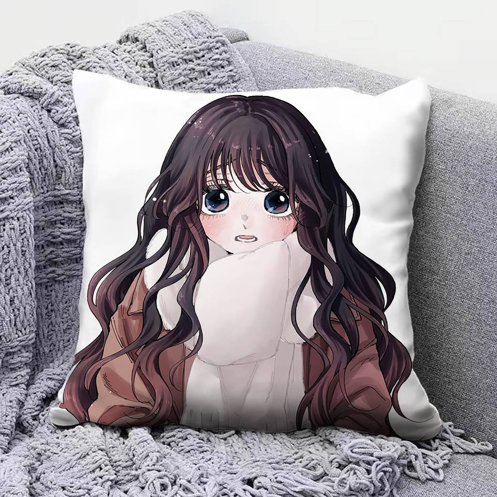 Kaoruko Waguri Kaoru Hana wa Rin to Saku Pillow Covers Home Sofa Cushion Covers and Aecorative Custom