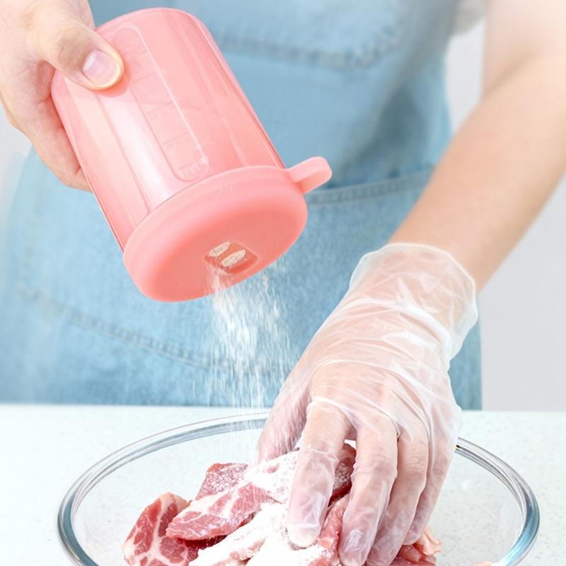 Clear View Silicone Seal Storage Jar For Easy Content Identification In Kitchen Supplies Without Opening The Lid