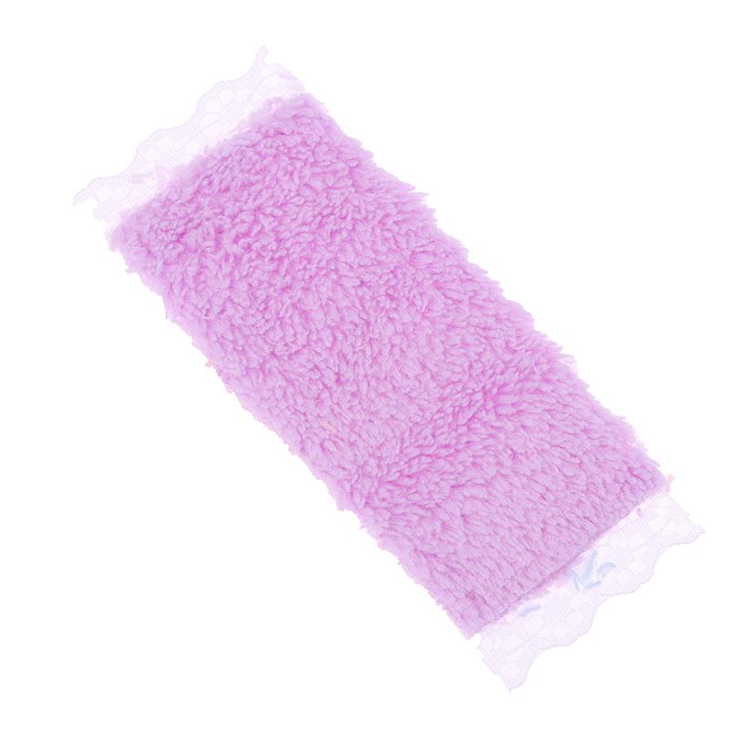 3Pcs/Set Dollhouse Mini Bathroom Lace Towel Bath Towel Model For Doll House Decor Kids Pretend Play Toys Diy Bathroom Ornaments