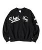Untitled Seoul Unicorn Varsity Emblem Sweat Jacket Black