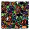 100 Pack Neon Halloween Stickers, Decals for Guitar Laptop Luggage