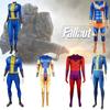 Game Fallout 4 Blue Jumpsuit Role-playing Costume Cosplay Carnival Set Milk Silk Polyester S M L Xl Xxl Xxxl 110 120 130 140 150