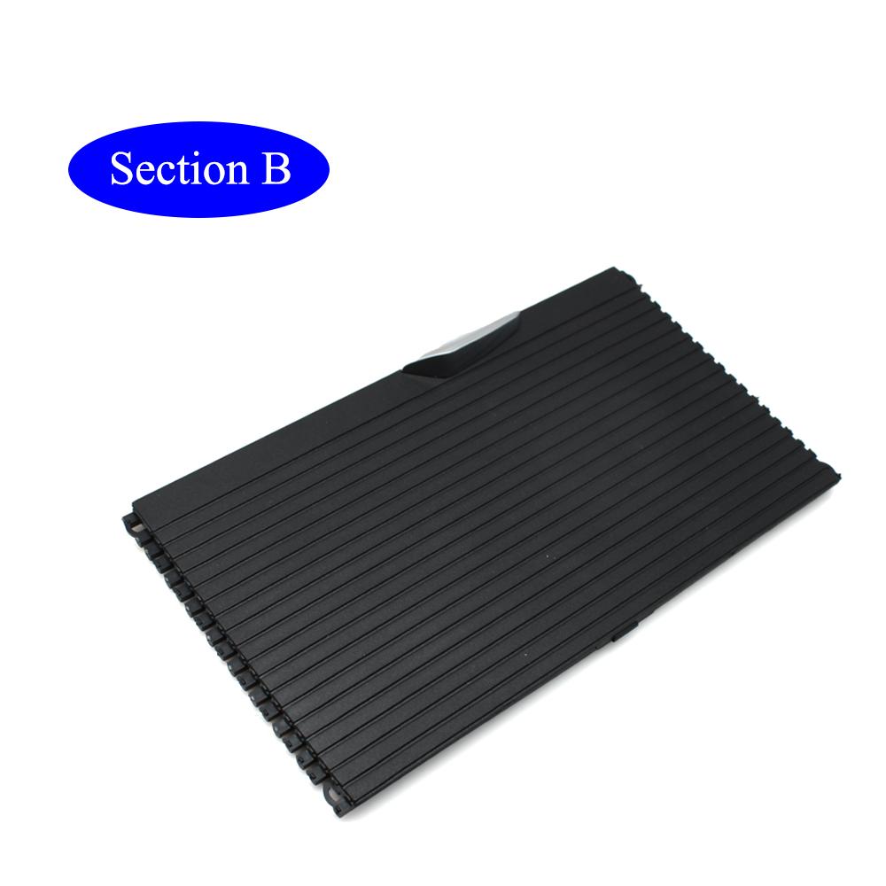 For BMW X1 X2 F48 F49 F39 Front Console Cup Holder Sliding Shutters Cover Trim Center Roller Blind Cover Replacement 2016-