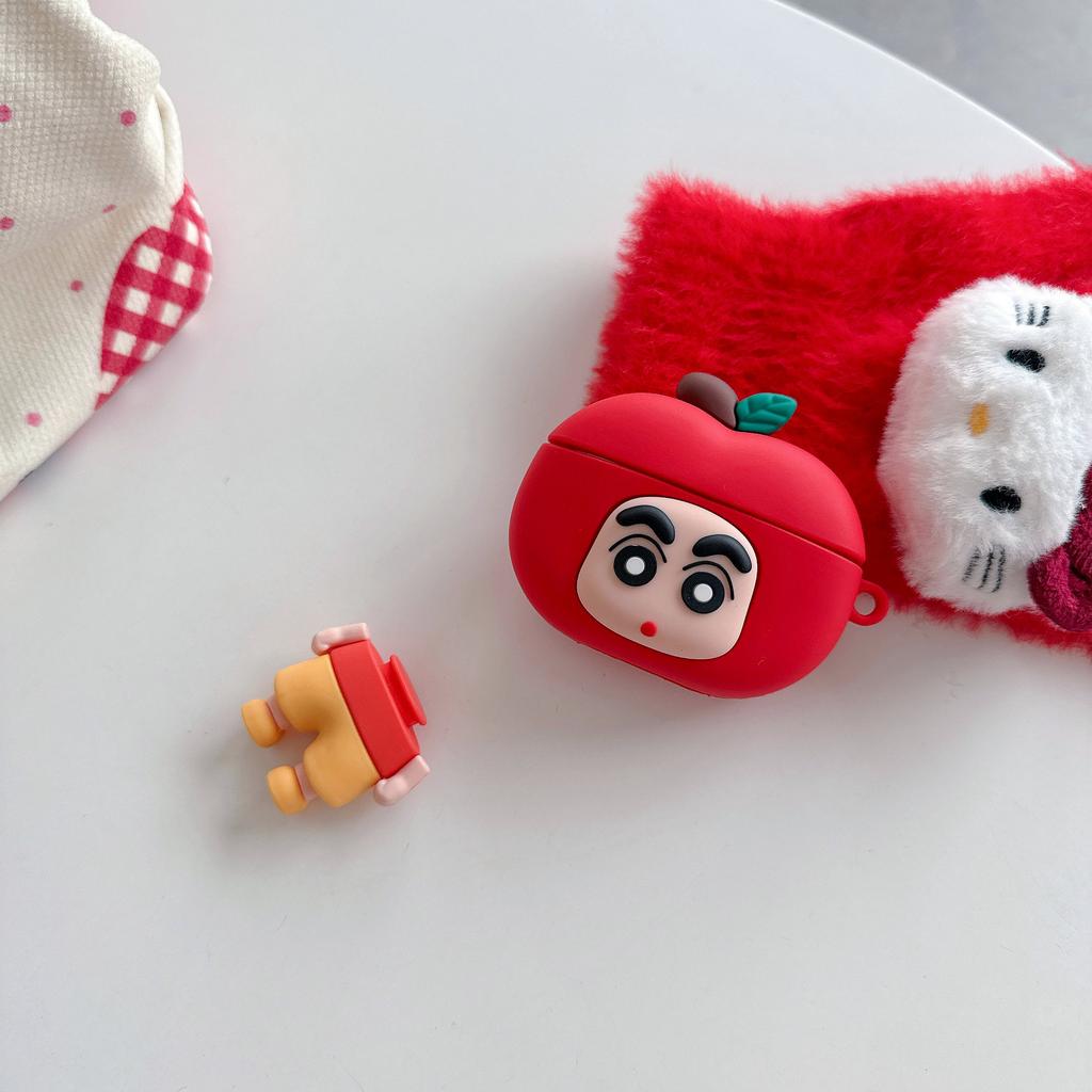 Cute red apple small new AirPods pro1 apple bluetooth headset case 1/1 generation cartoon case for