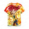 Goku T-Shirt Short Dragon Ball Harajuku Style Goku Hip Hop Boy Sleeve Tee New Tops Trend Clothing High Quality Men's Y2k 5XL