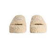 Balenciaga Platform Furry Slides 'Beige' Women's 762826W2DO19796