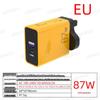 87W Fast Charging Dual-Port Charger Head - US/UK Standard, CE & FCC Certified