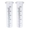 14cm Total Length Clear Rain Gauge Rain Gauge Measures Sprinkler for Yard Garden Outdoor Home, Rain Gauges Accessories