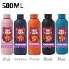 500ML KPop Dämonenjäger Cartoon Druck Sport Auslaufsicher Hohe Qualität Edelstahl Isoliert Wasserbecher Geburtstag Geburtstag Hohe Qualität Geschenke