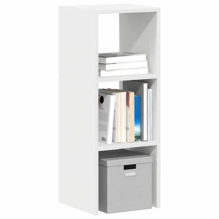 VidaXL Stackable Bookcase White 30x30x80 Cm Engineered Wood, Shelf, Book Shelf, Book Holder, Cabinet of 858803