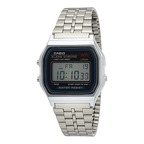 

Casio Import A159WA-N1DF Watch, Silver, Parallel Import