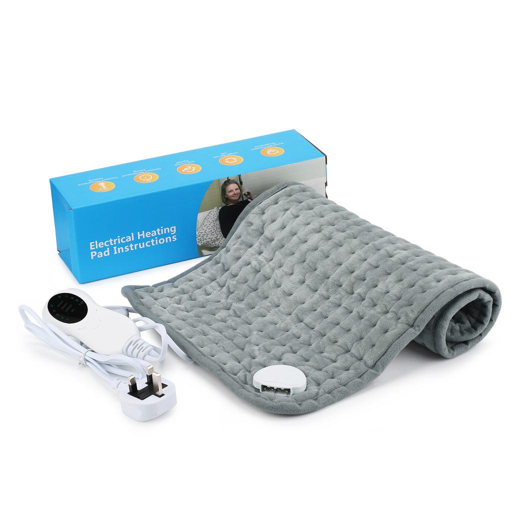 Electric Heating Pad for Back and Leg 9 Heat Levels Temperature Control Hot Compress Fast Heating Mat Pet Warming Mat Home Use