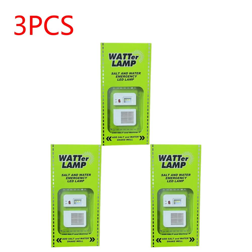 LED Salt Water Emergency Lamp Waterproof Portable Camping Emergency Lamp Travel Supplies for Night Fishing Equipment