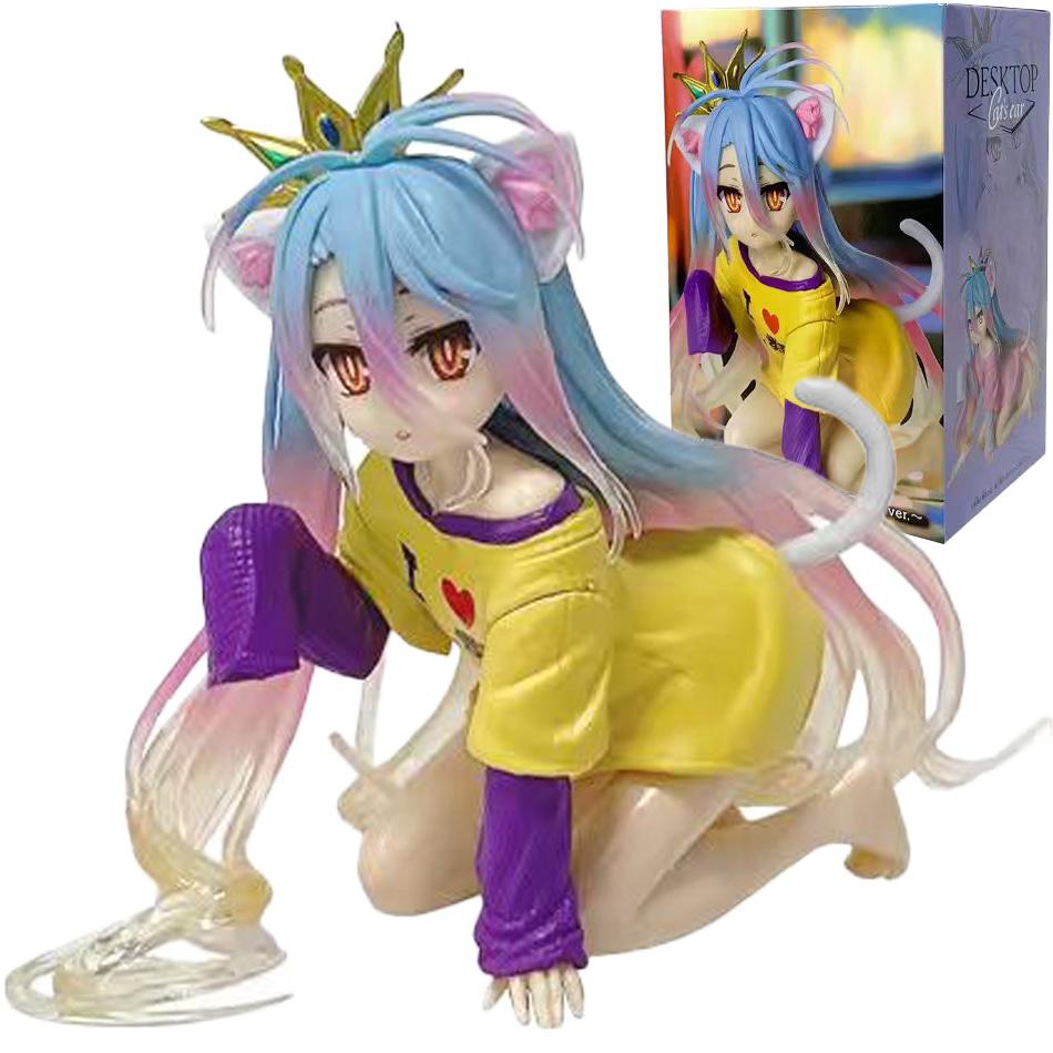 10-19Cm Anime Ngnl No Game No Life White "Figure Anime Pvc Anime Action Figures Model Collection Ornament Anime Model Toy Gifts