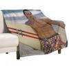 Young MatthewMcConaughey Throw Blanket Long Lasting Soft Plush Blanket for Daily Use