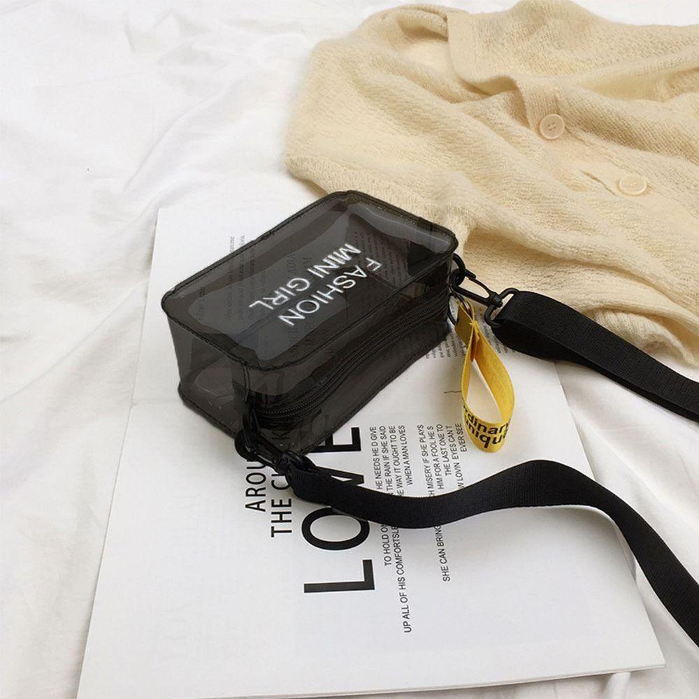 Purses Sweet Handbags Candy Color Messenger Bag Transparent Jelly Bag Shoulder Bag Crossbody Bags