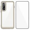 For OnePlus Ace 5 Ultra 5G/OnePlus Nord 5 5G Phone Case WANLONFENG XC Series TPU Acrylic Cover with Tempered Glass (Big Lens Hole)