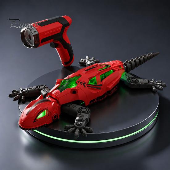Children Climbing Gecko Toy Remote Control Toy, Red Light Tracking RC Sensing Crawling Lizard Robot, Walls & Ceilings Simulation Chameleon
