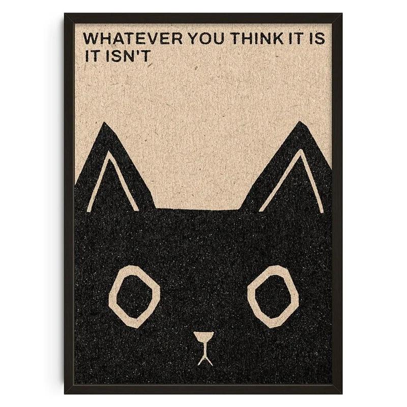 Vintage Classic Posters Retro Abstract Tin Signs Print Mid Century Wall Art Canvas Painting for Living Room Bedroom Home Decor