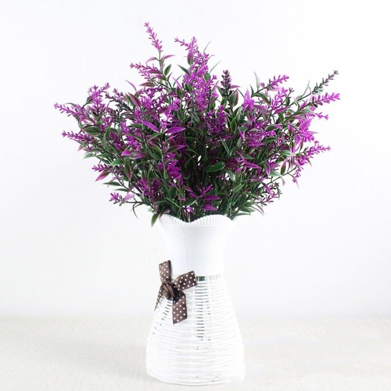 Portable Imitation Lavender Spikes Accessory for Interior Decoration and Atmosphere Enhancement at Weddings and Parties