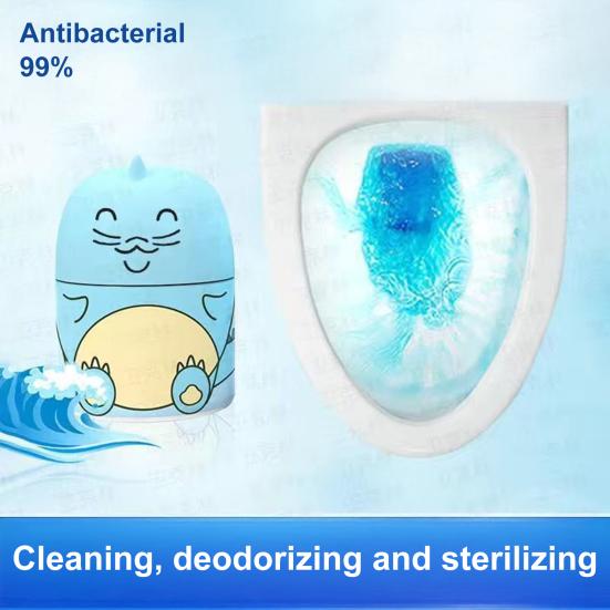 1/3 ks Čistič toalety Přírodní tableta Dlouhotrvající výkon Hloubkové čištění Ochranný povlak Udržitelné čisticí tablety do toalety