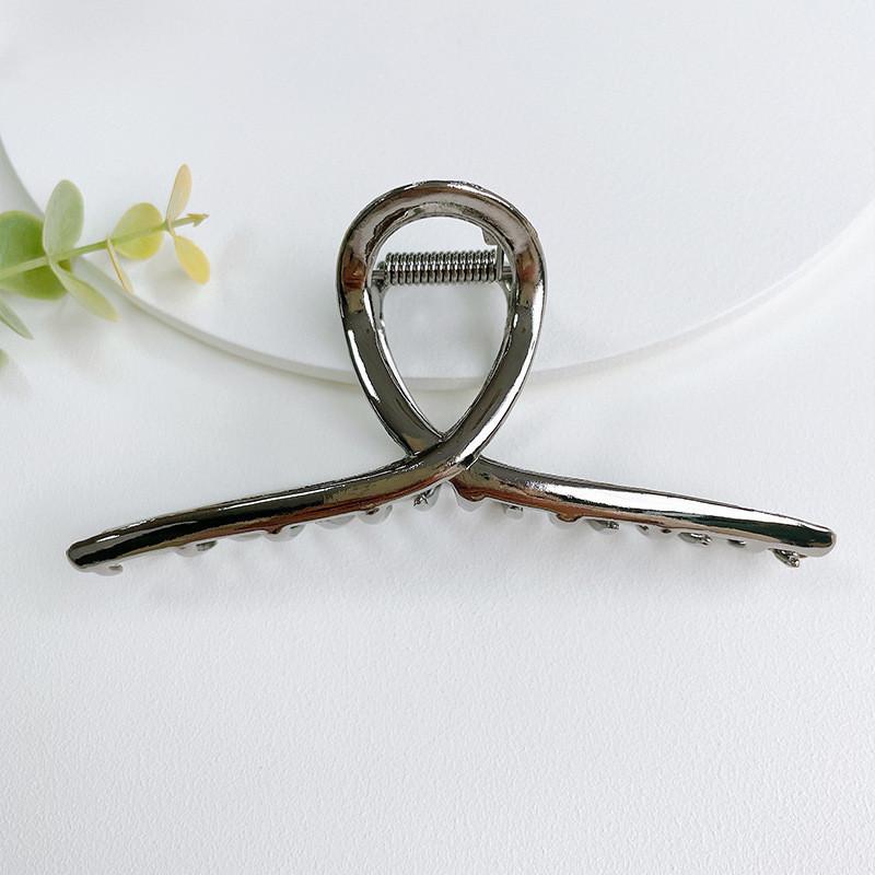 Premium Alloy Hair Claw Clip For Women In Gold Silver And Rose Gold Shades