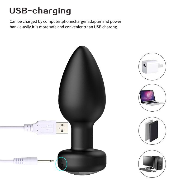 10 Frequency Remote Control Vibrating Anal Plug, Vaginal Clitoral Vibrator and Set