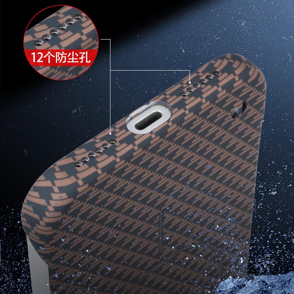 Frameless Kevlar Carbon Fiber PC For Magsafe Wireless Charge Phone Case For iPhone 17 Air 16 15 14 13 12 11 Plus Pro Max