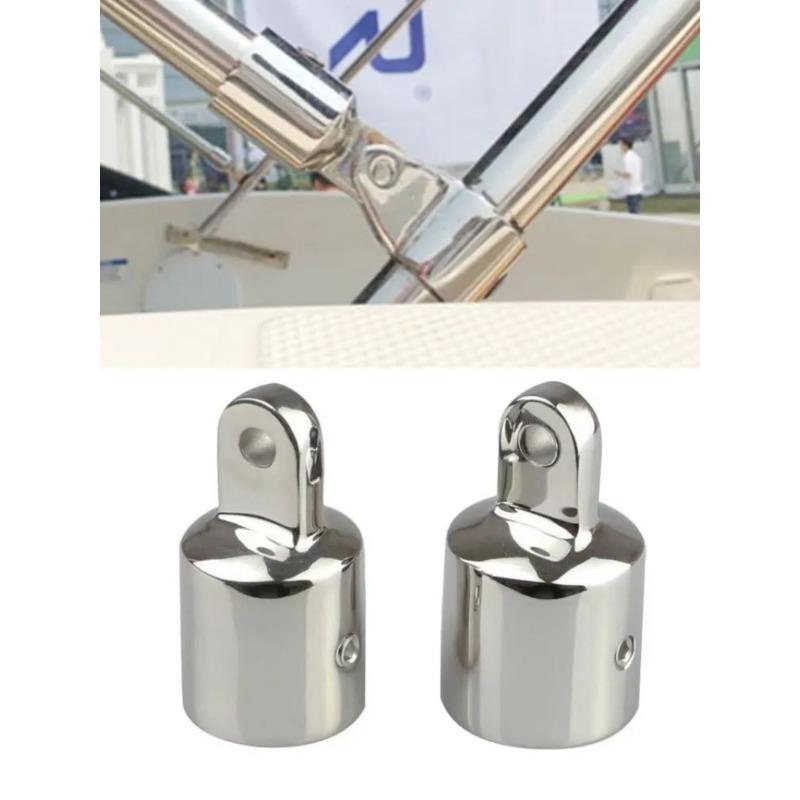 20mm 22mm 25mm 316 Stainless Steel Boat Bimini Top Eye End Cap Marine Hardware Boat Accessories Fitting for Canopy Frame