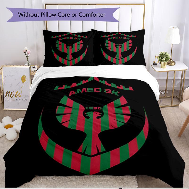 3pcs Duvet Cover Set (1*Duvet Cover + 2*Pillowcase, Without Core), Amed SK Print Soft All‑Season Bedding Set, Home Bedroom Decor Gift
