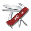 VICTORINOX Hunting Red Swiss Army Knife for Outdoor Includes Gutting and with 11 Functions Knife, Multi-Function Camping, Blade, Saw, Reamer,