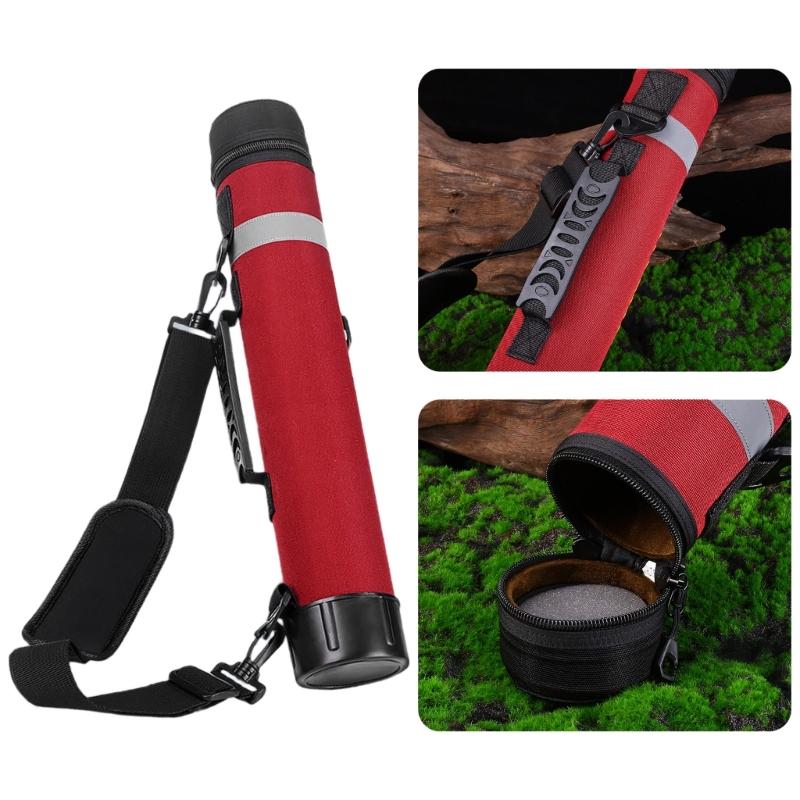 Fly Fishing Rod Case Waterproofs Protective Cover Fishing Poles Storage Bag Fishing Rod Organizers Protector Case