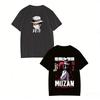 Demon Slayer Kimetsu No Yaiba Anime T Shirt Men Women Muzan Kibutsuji Graphic Tee Cotton Short Sleeve Tee Streetwear Casual Tops
