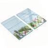 Tempered Glass Kitchen Boards with Spices and Herbs Graphics 2x30x52 Cm