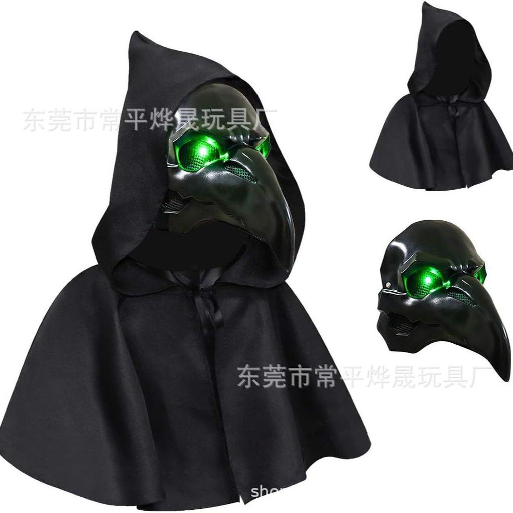 2020New European and American punk-style plague doctor bird beak mask for Halloween costume parties