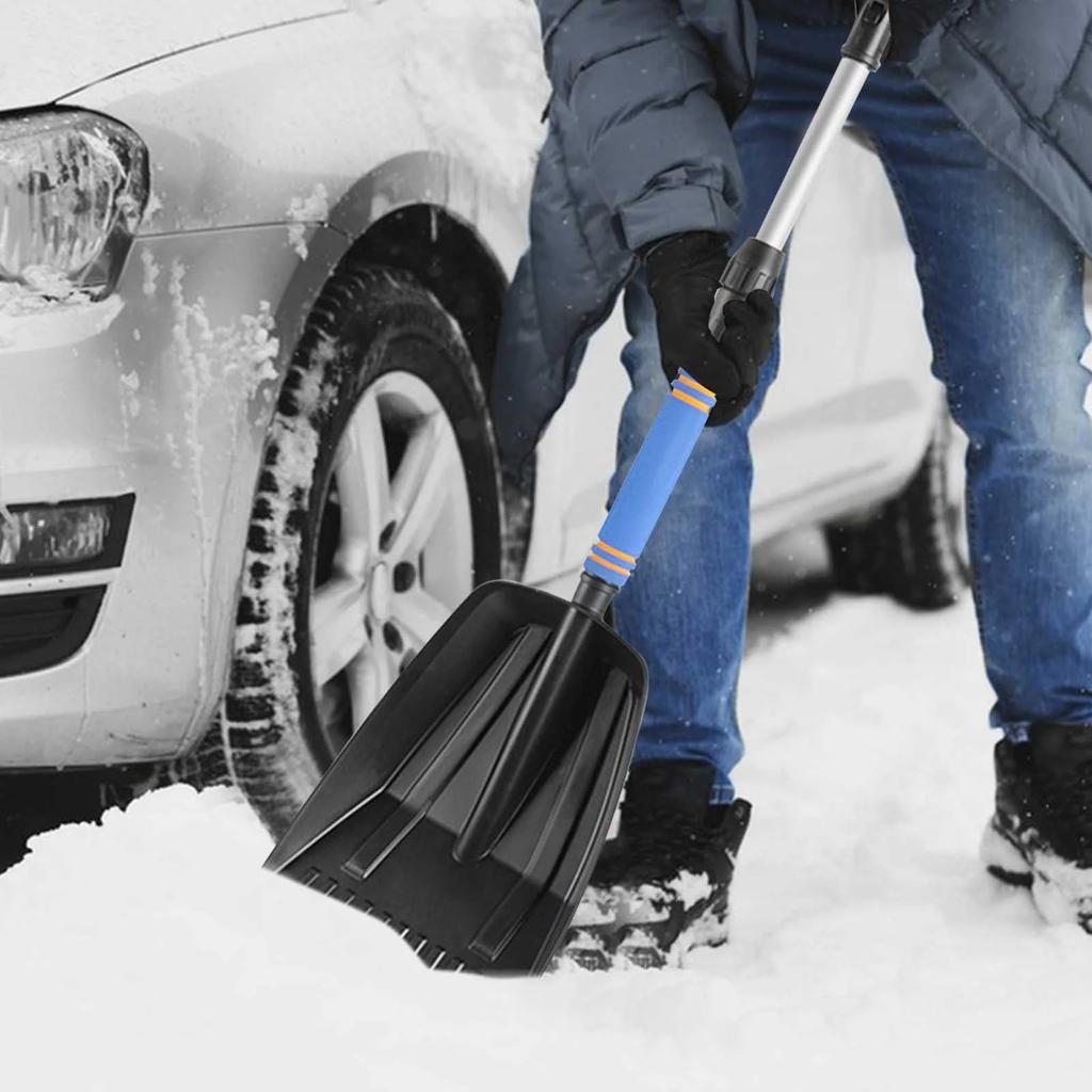 Snow Removal Shovel Car Frost And Snow Removal Tool Car Snow Brush Snow Scraper De-icing Shovel Winter Car Supplies