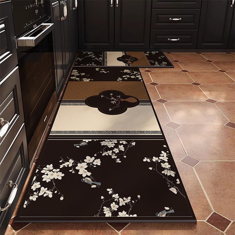 Kitchen Floor Mat Anti-slip Washable Carpet Absorbent Soft Diatom Mud Rug Long Size Foot Mats Home Decoration Alfombra