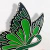 Women Brooch Enamel Butterfly Design Healing Ribbon Pin Non-Slip Buckle Scarf Badge Sweater Cardigan Bag Accessories