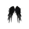 DIY 1Pair Applique Badge Wings Wedding Dress Sewing Patches Embroidery Apparel Sewing Fabric Lace