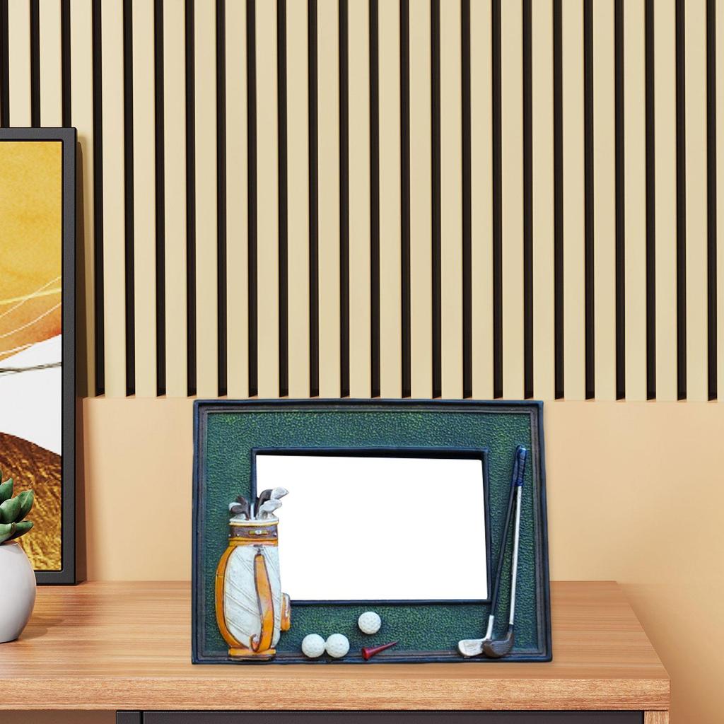 Golf Photo Display, Easy to Install Table Decoration, Display Case, Home Desktop