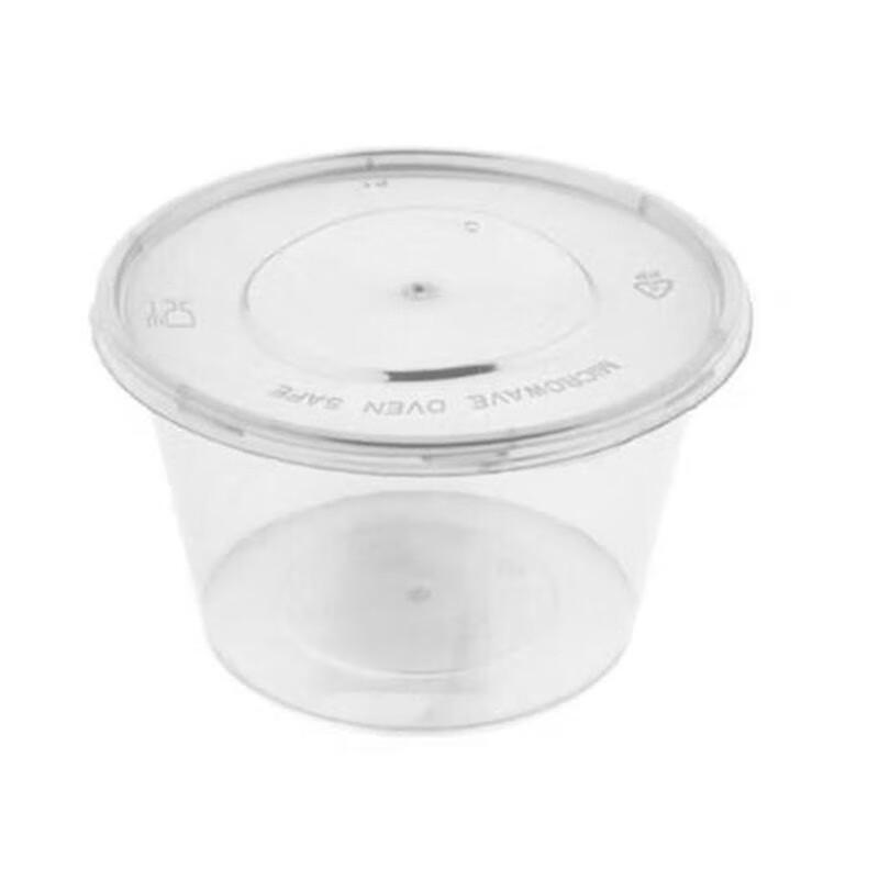 Disposable Plastic Round Food Containers with Lids