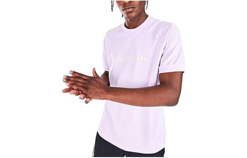 Adidas T Shirts Men s Purple Crew Neck Moderate Other GK9695 L