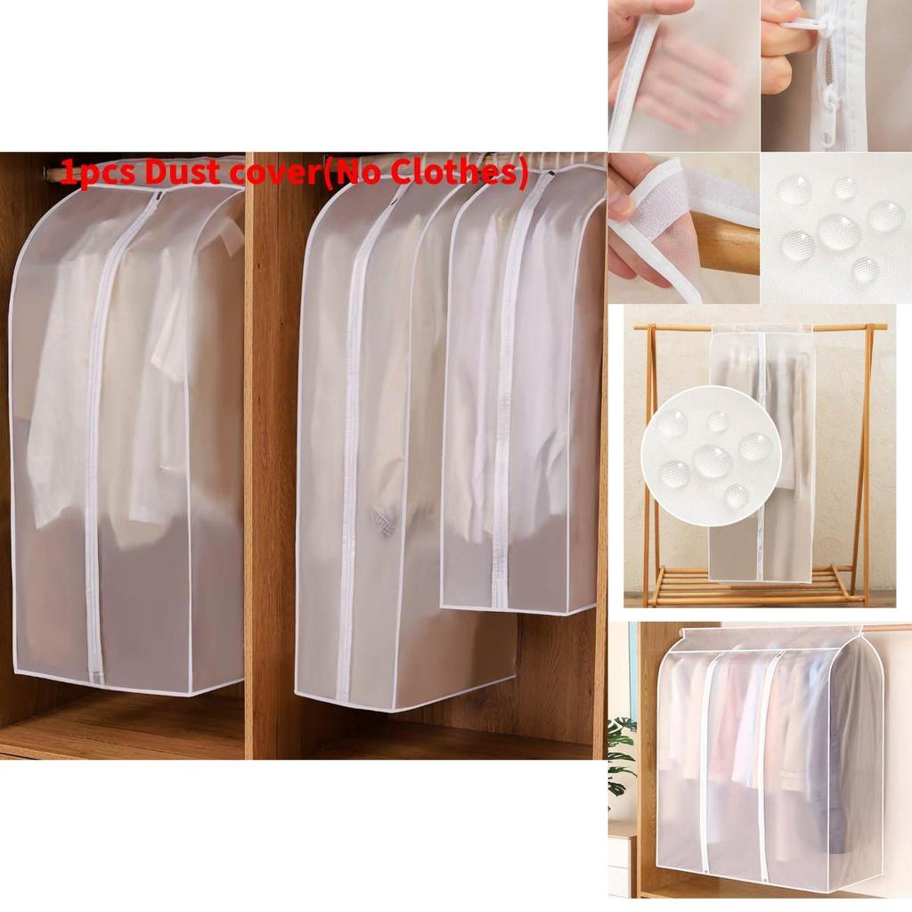 Staubschutzhülle aus Kunststoff für Kleiderschrank mit transparentem Design zur Aufbewahrung im Heimgarderobenschrank